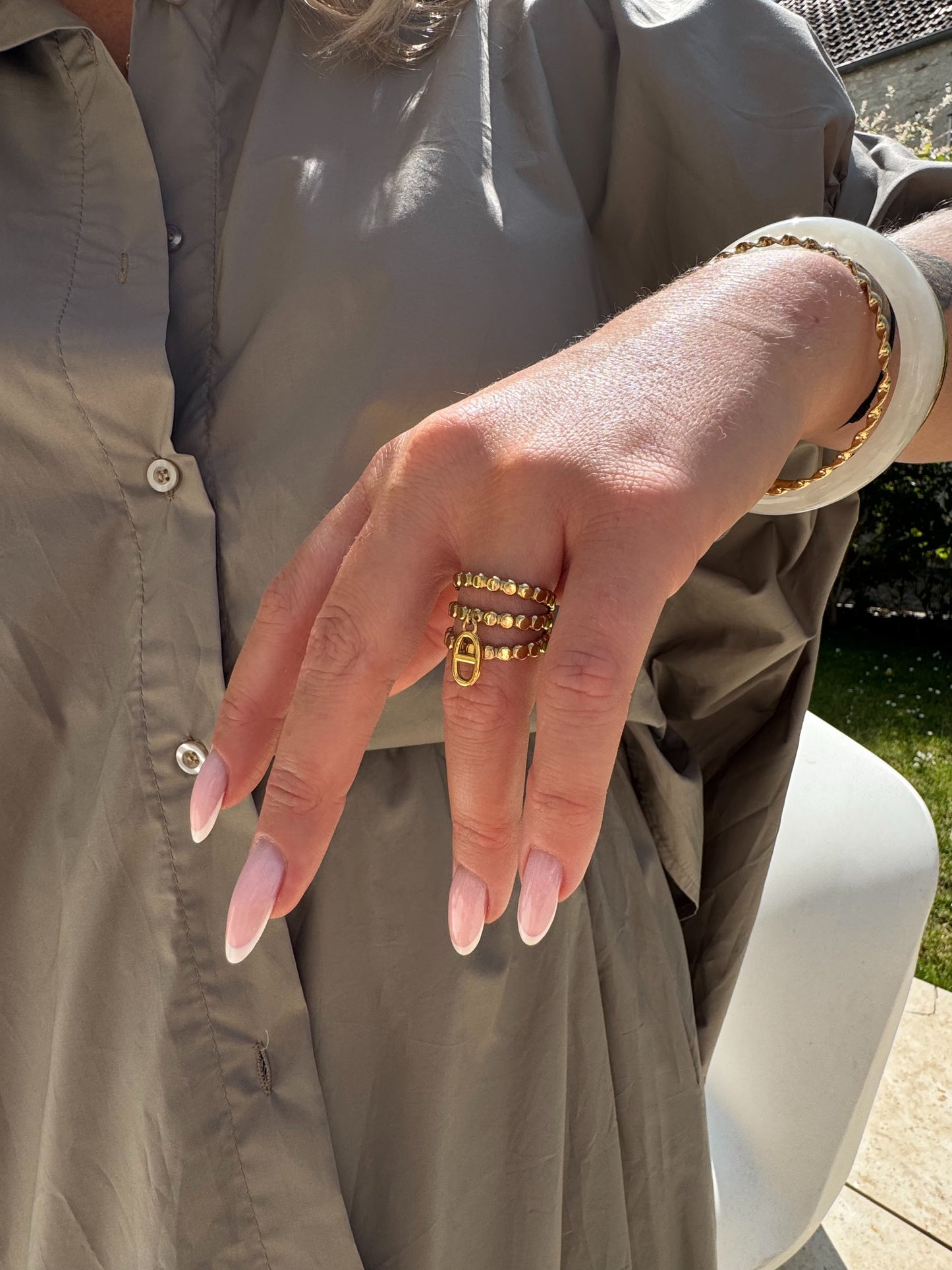 Bague Deva tripe or
