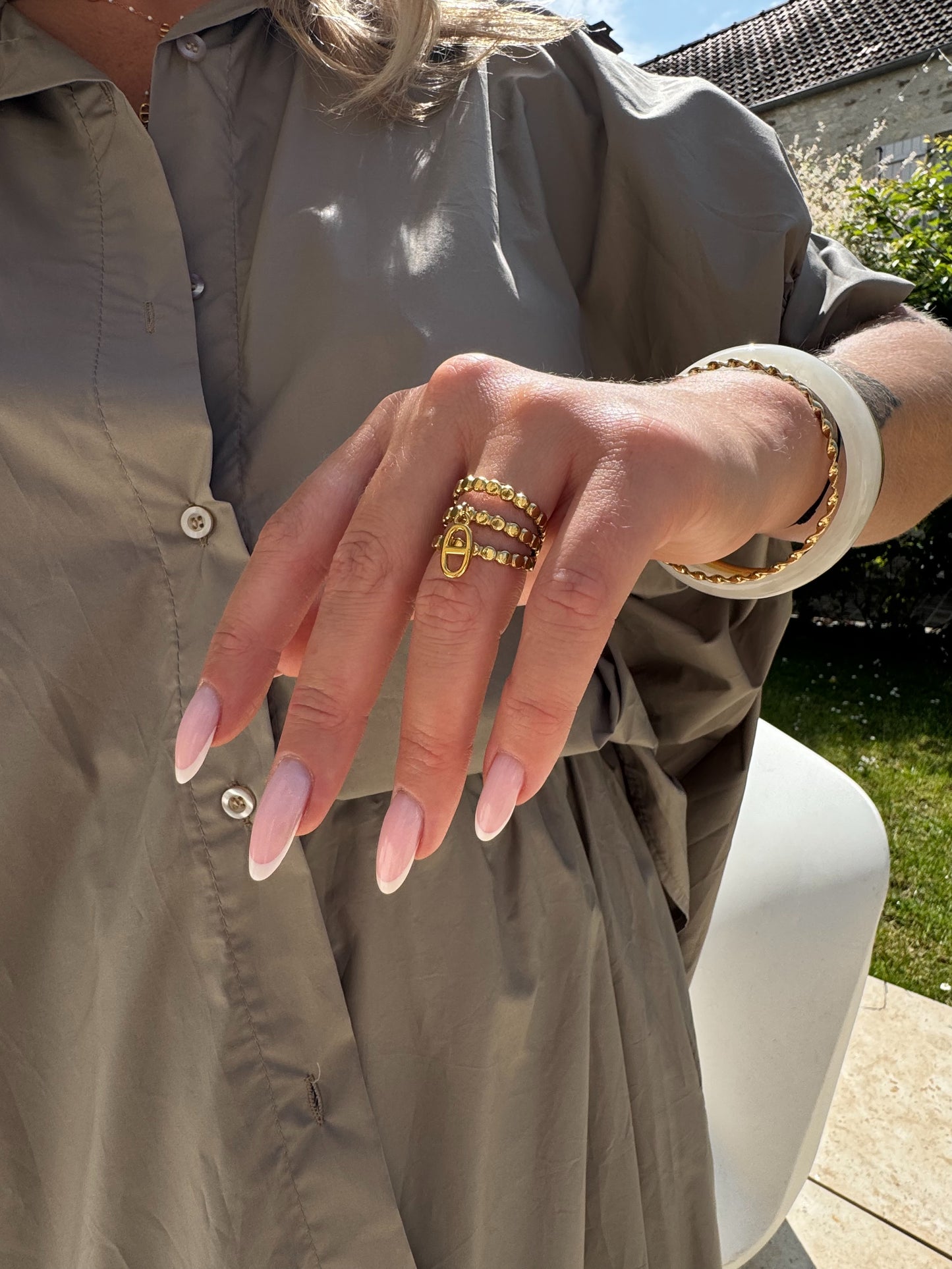 Bague Deva tripe or