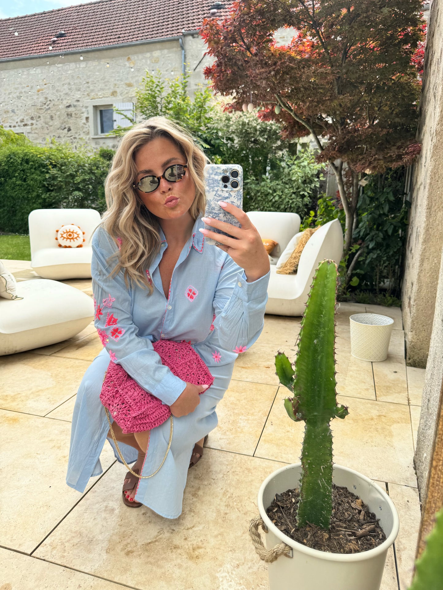Robe Marrakech bleu