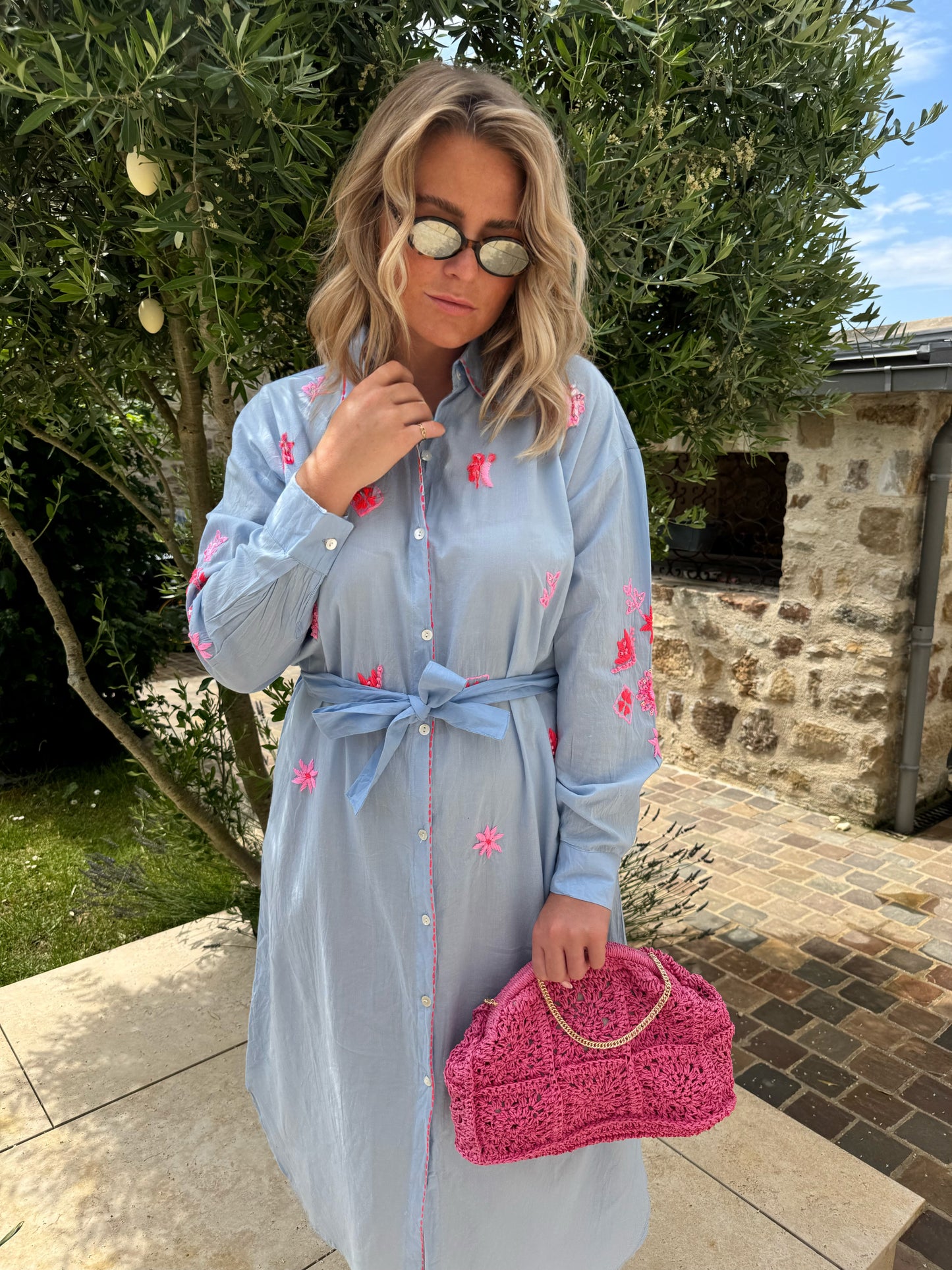 Robe Marrakech bleu