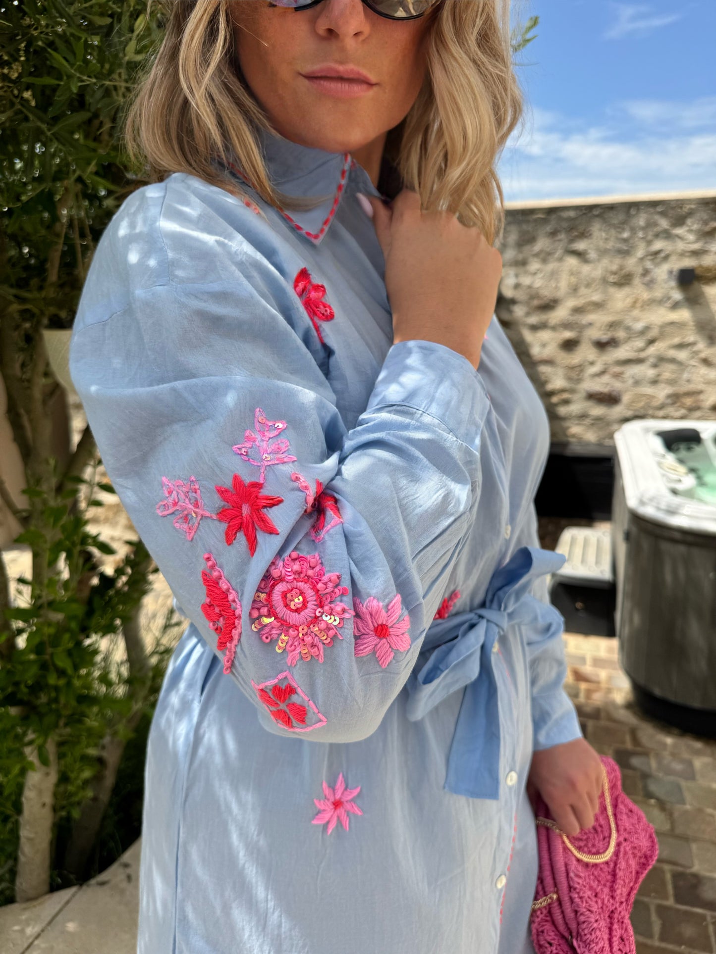 Robe Marrakech bleu