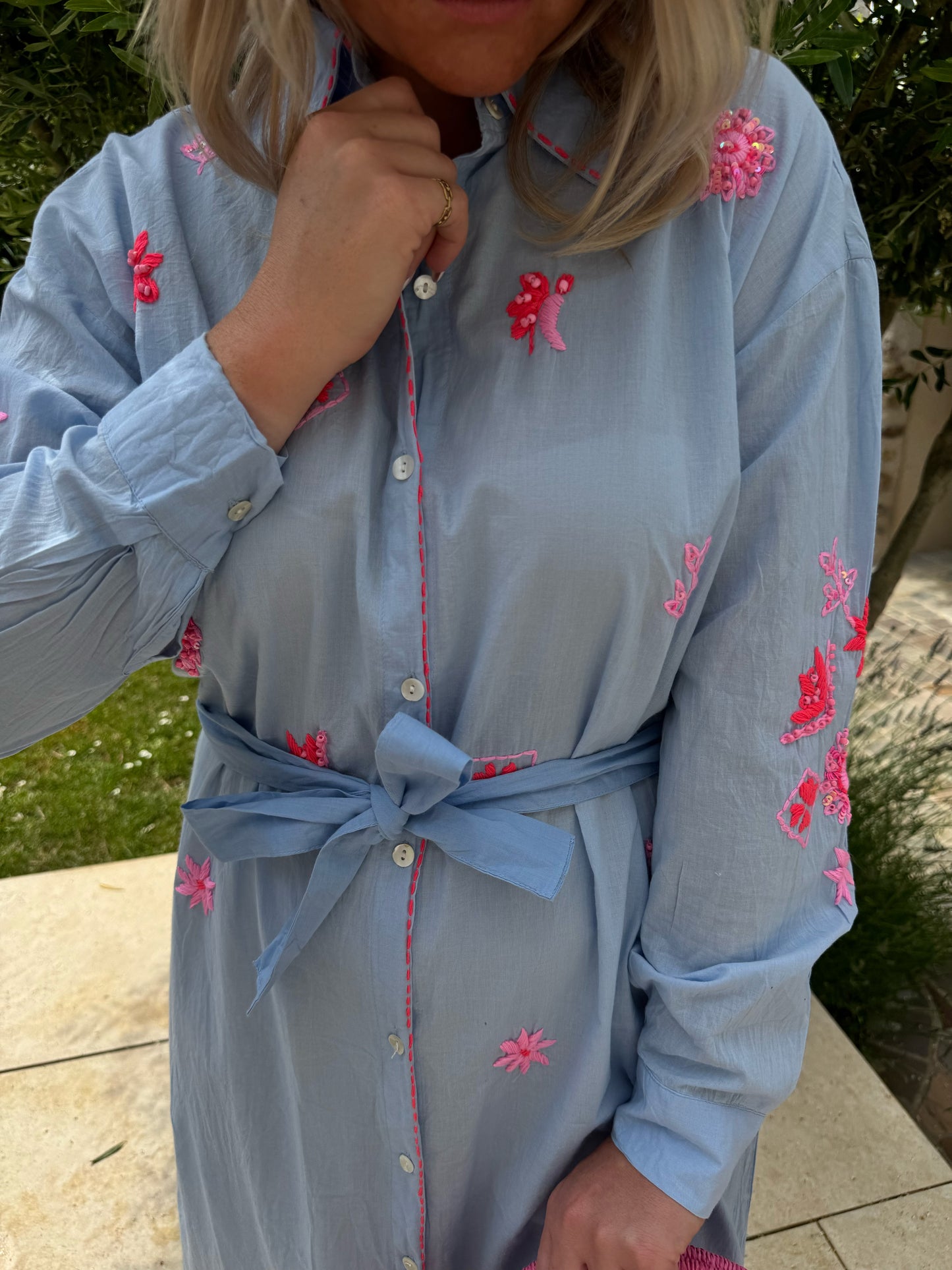 Robe Marrakech bleu