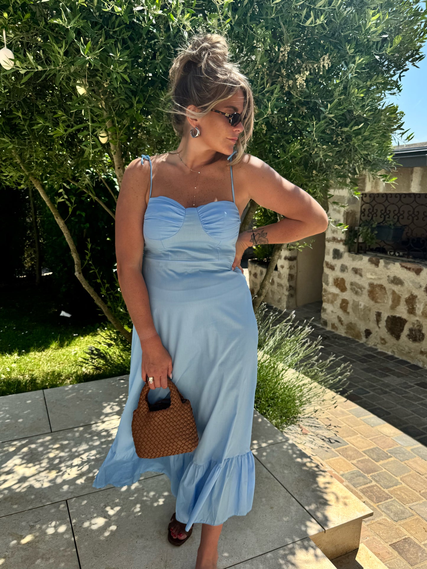 Robe Betty bleu ciel