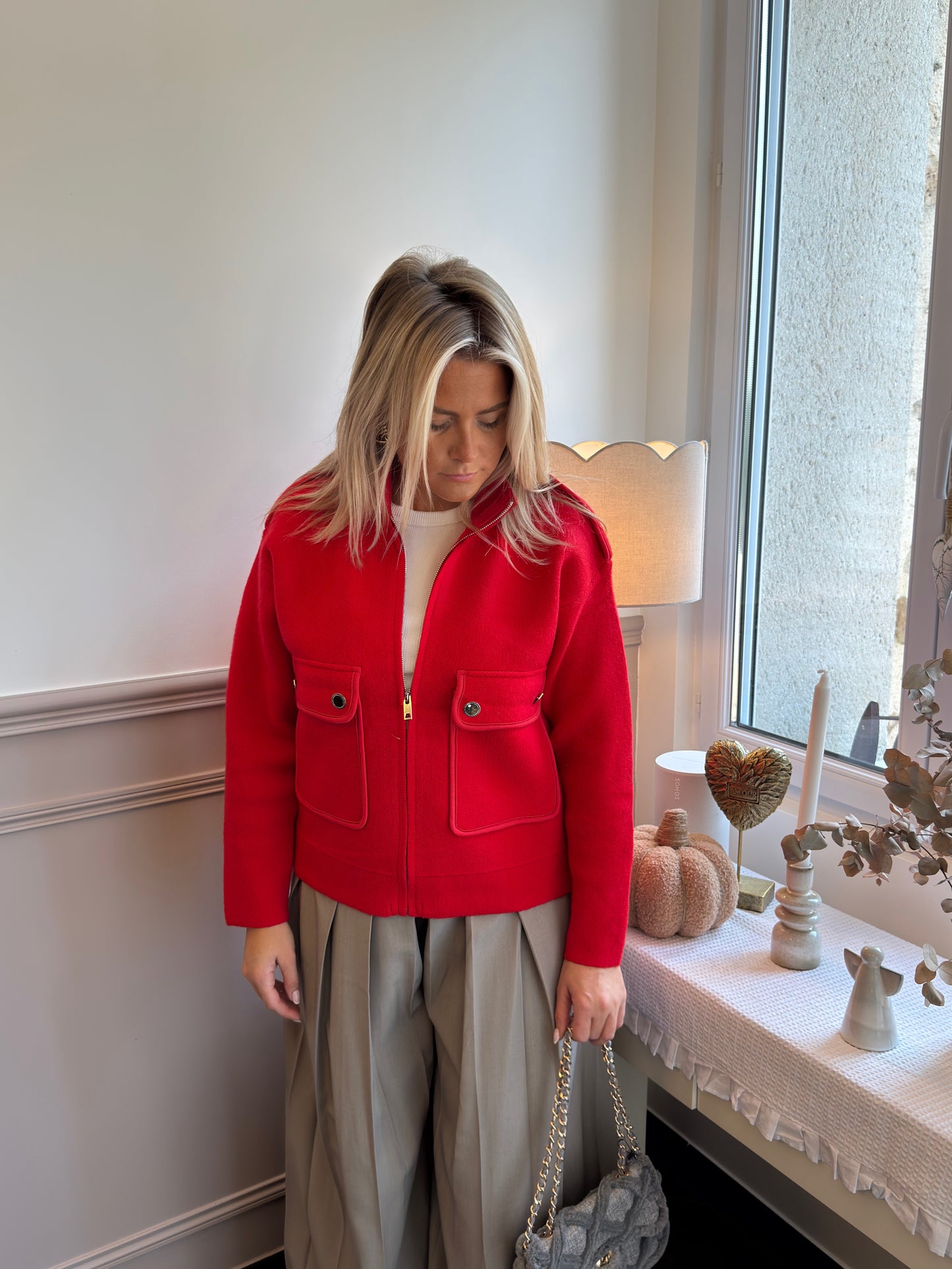 Veste "Major" rouge