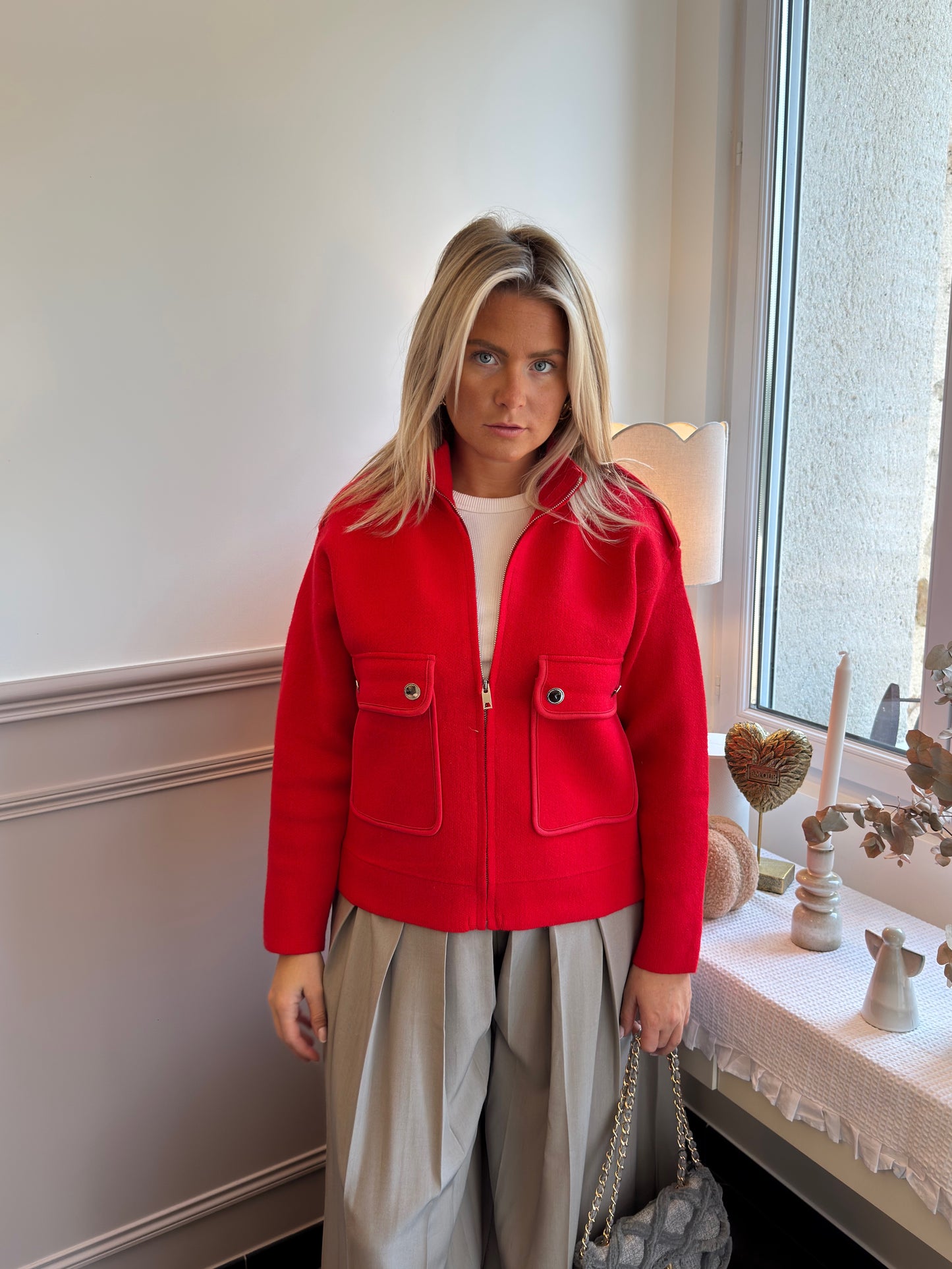 Veste "Major" rouge