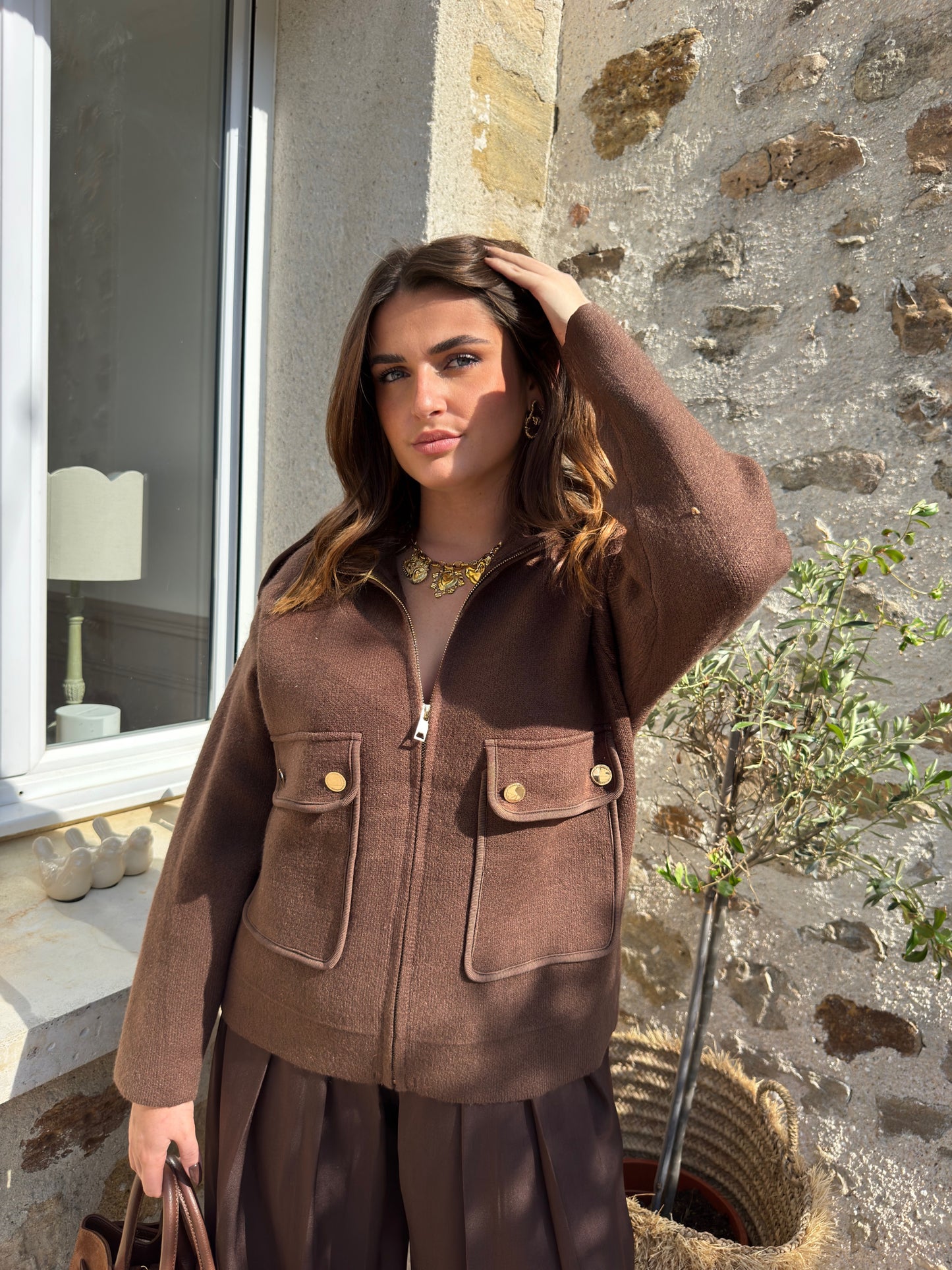 Veste "Major" Chocolat