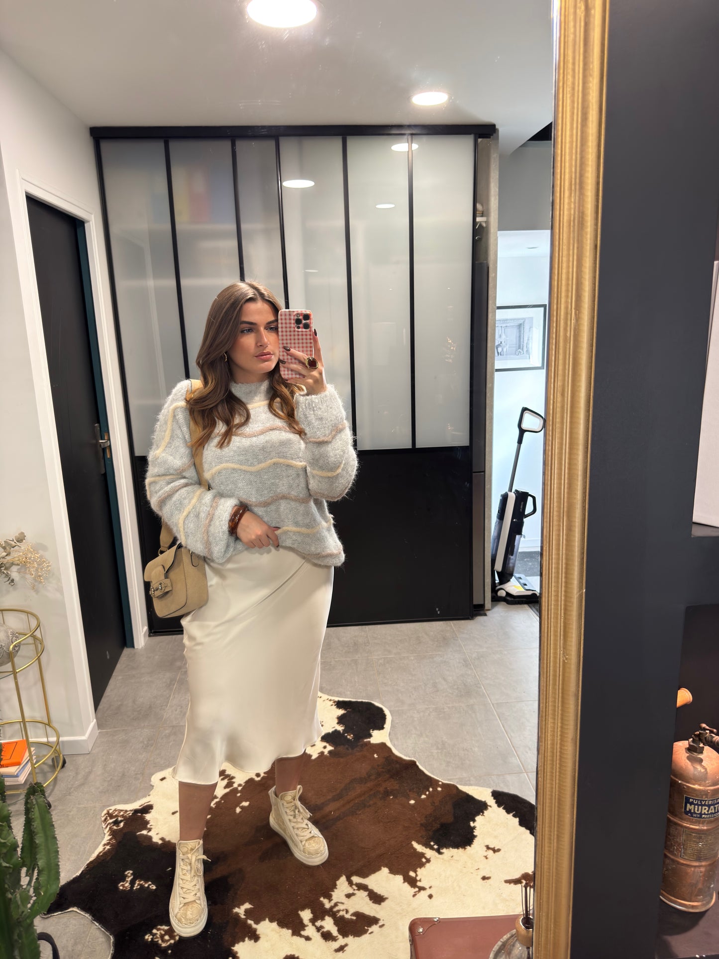 Pull gris clair « Malo »