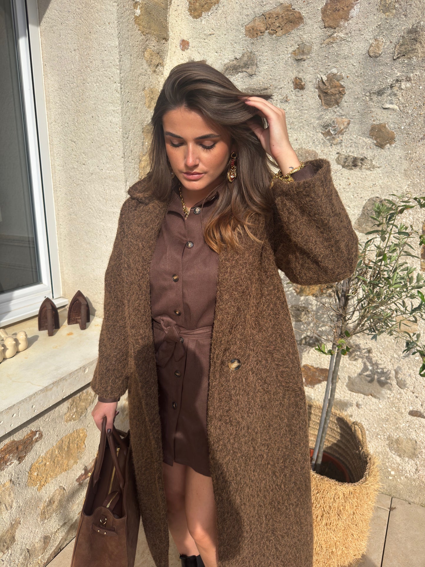 Manteau "Paul" choco