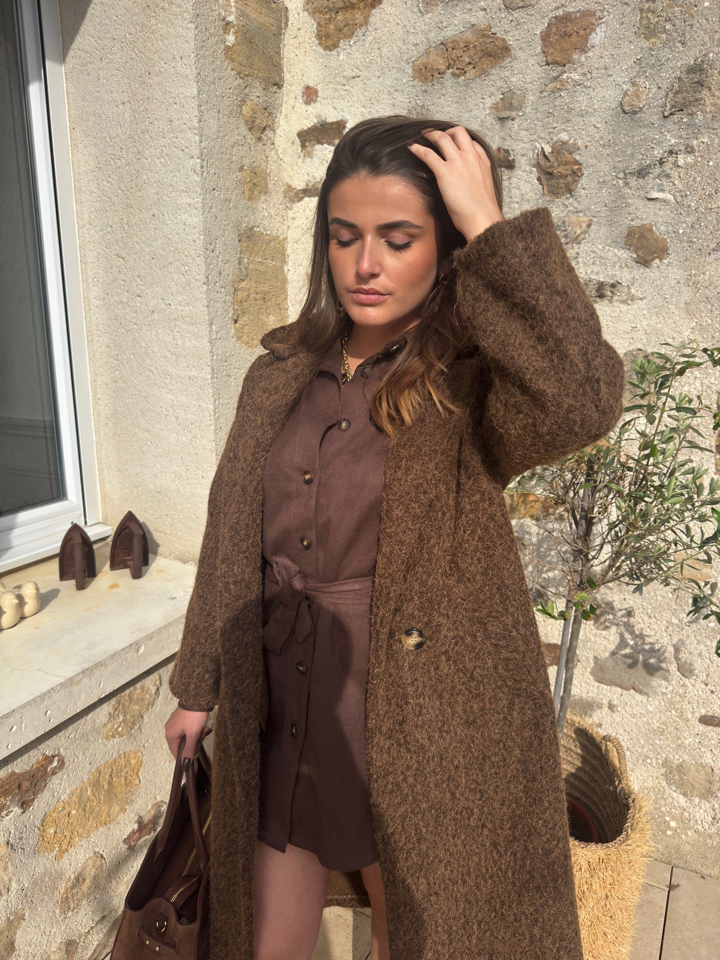 Manteau "Paul" choco