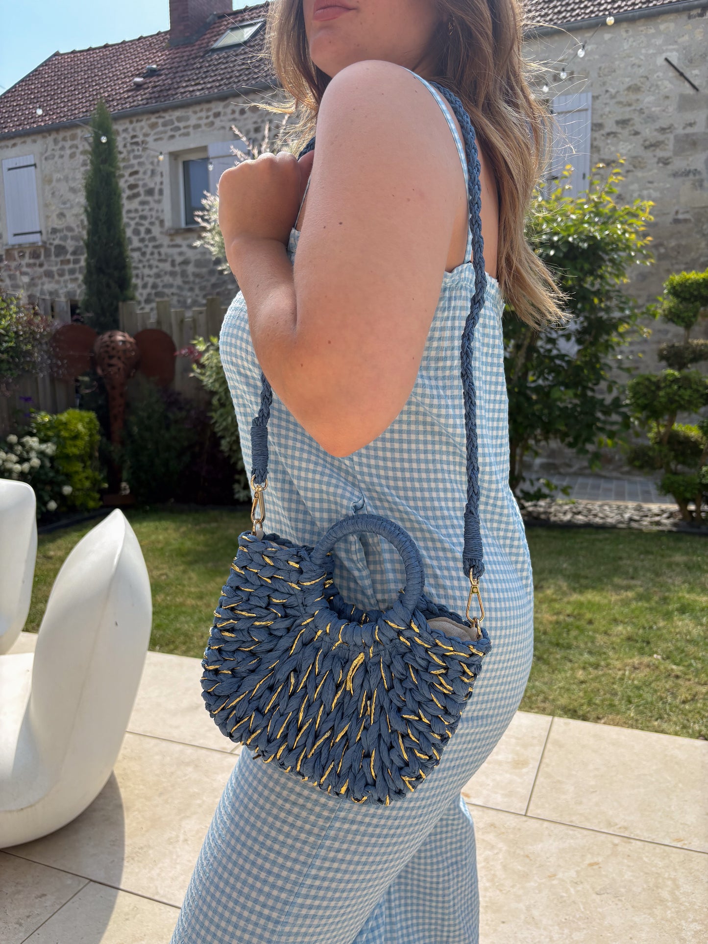 Sac à main Cancún bleu