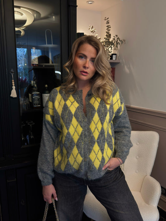 Cardigan " Oscar"- Jaune