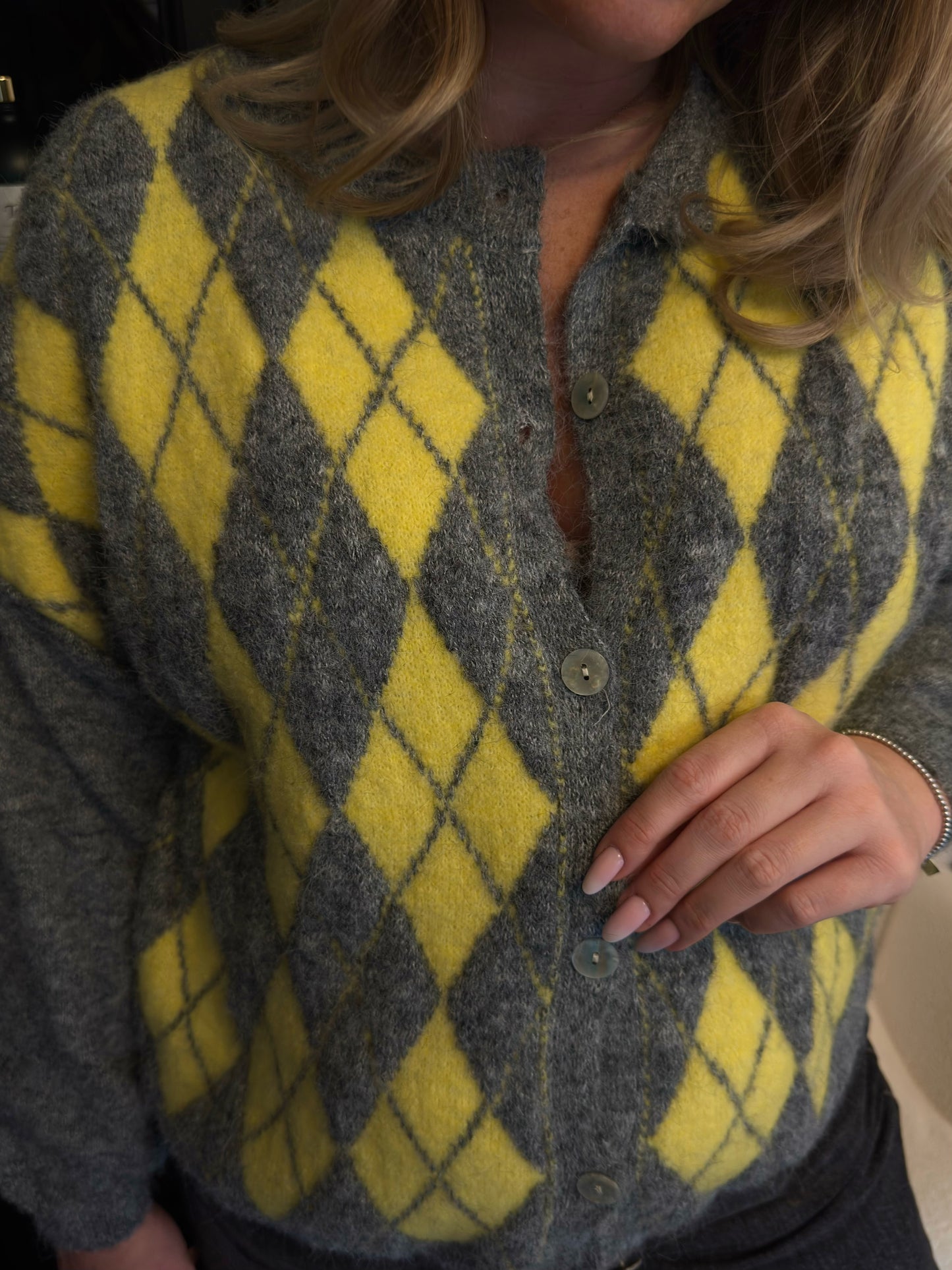 Cardigan " Oscar"- Jaune