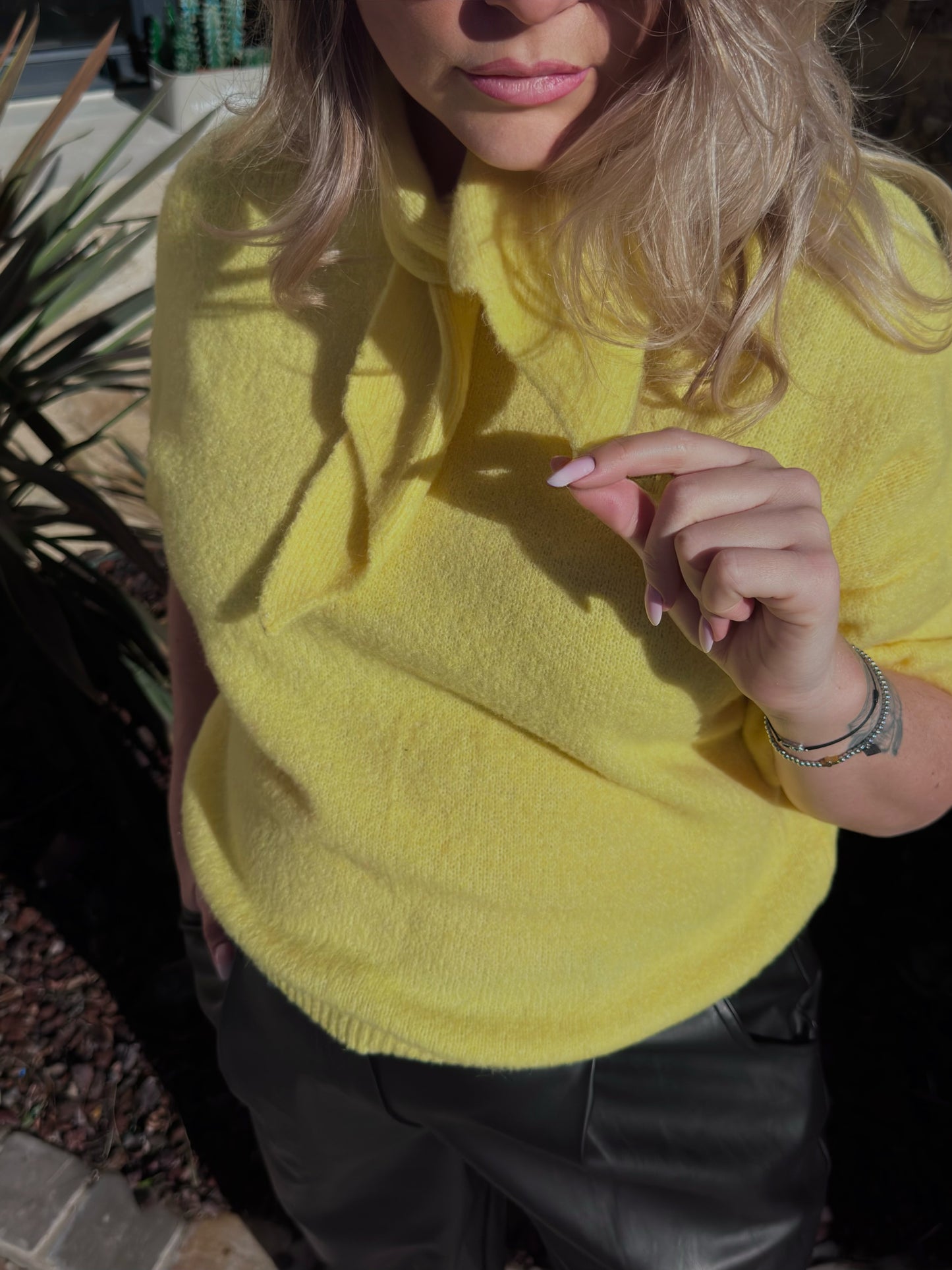Pull " Claudie" - Jaune