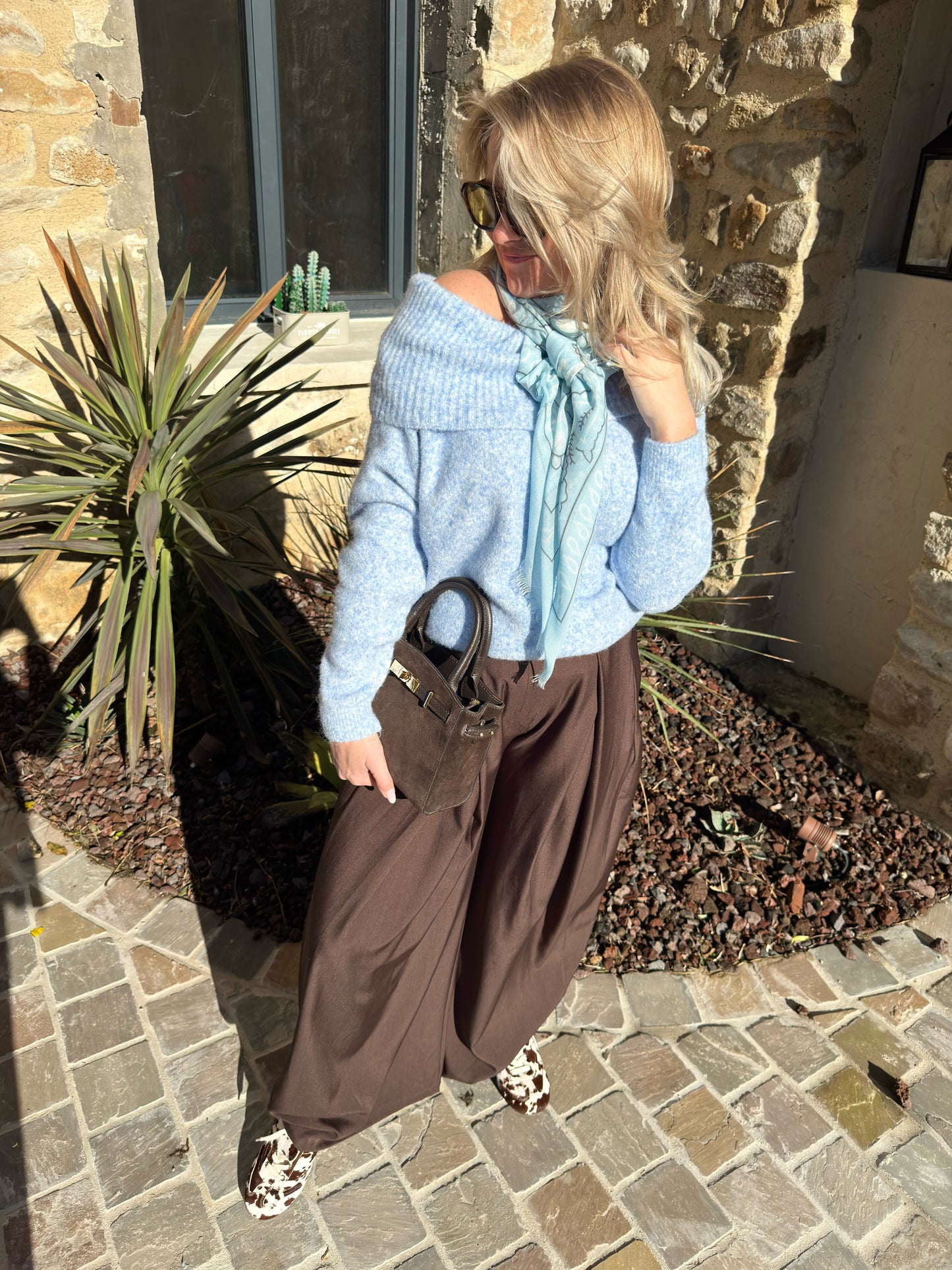 Pantalon "Fabien " - Choco