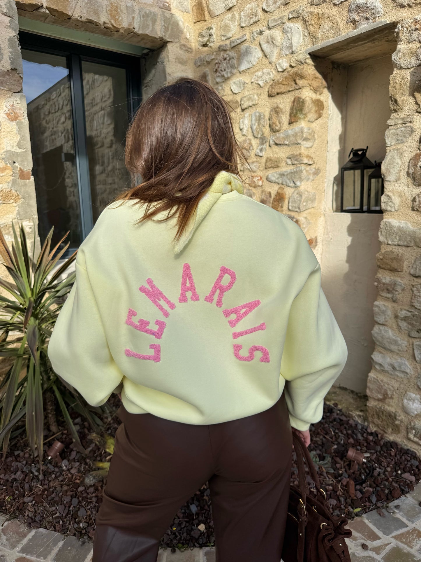Sweat "Le marais " - Jaune