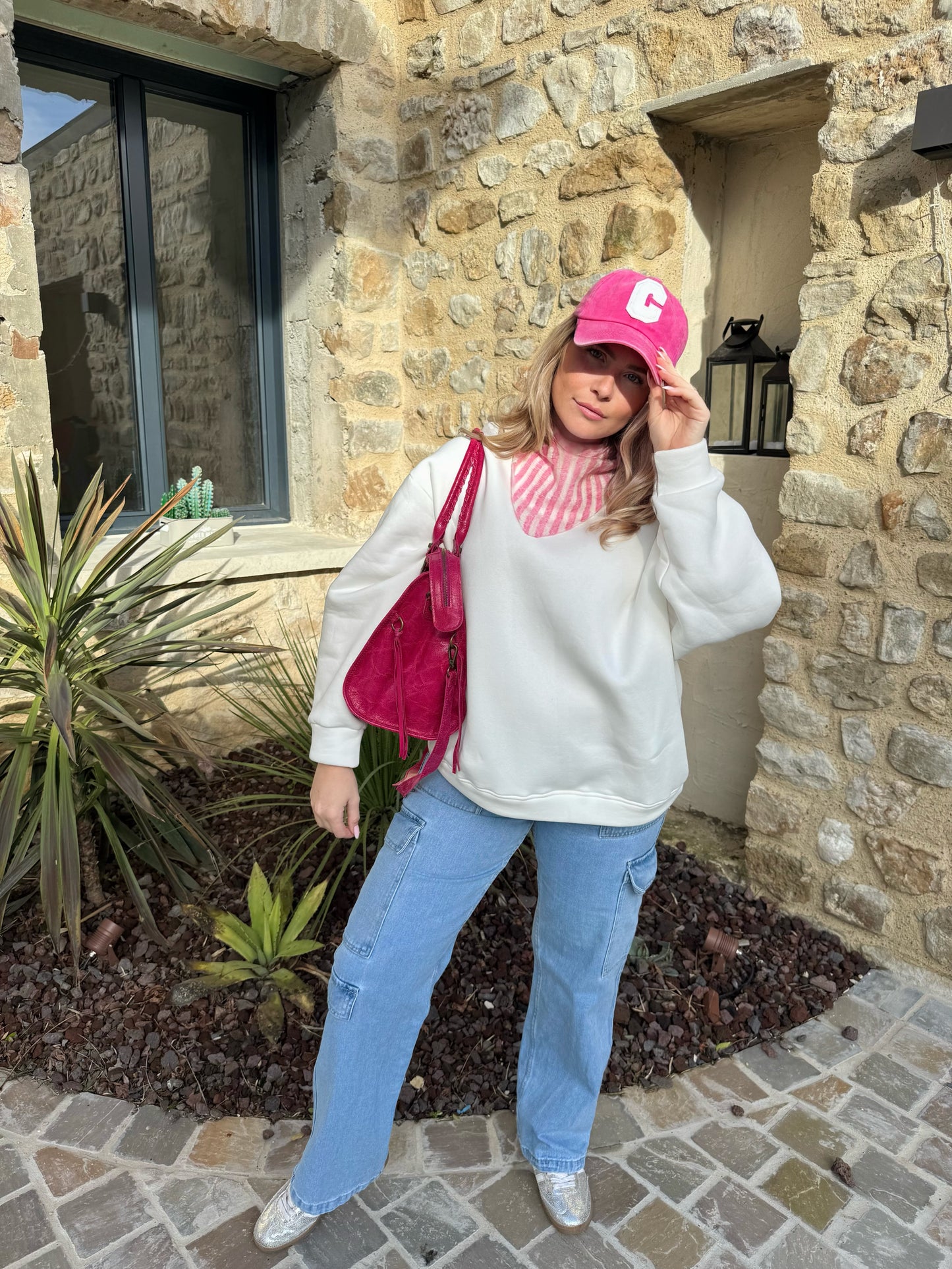 Sweat "Le marais " - Blanc