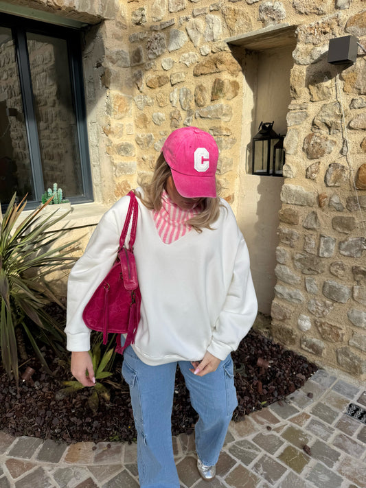 Casquette Camille Rose