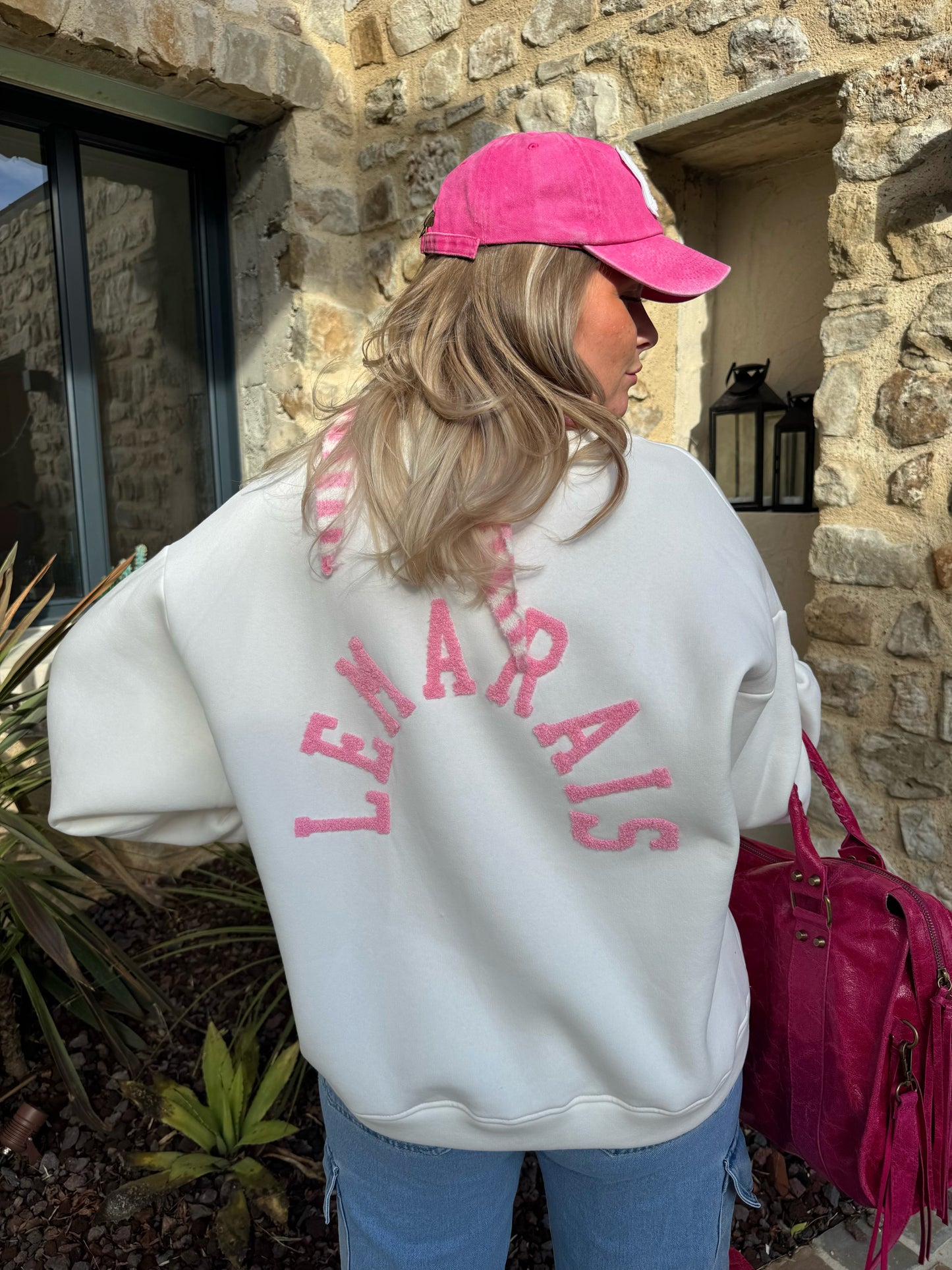 Sweat "Le marais " - Blanc