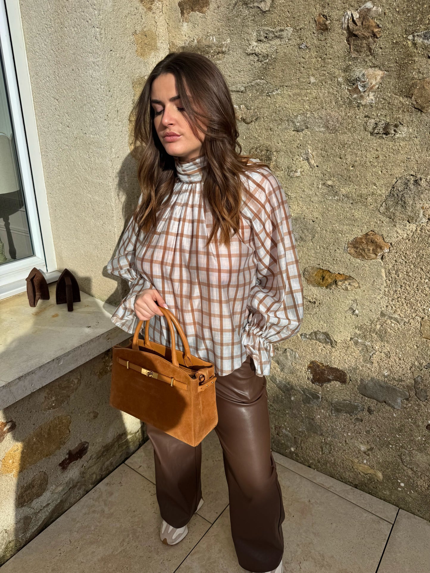 Blouse " Ralph " - Bleu ciel