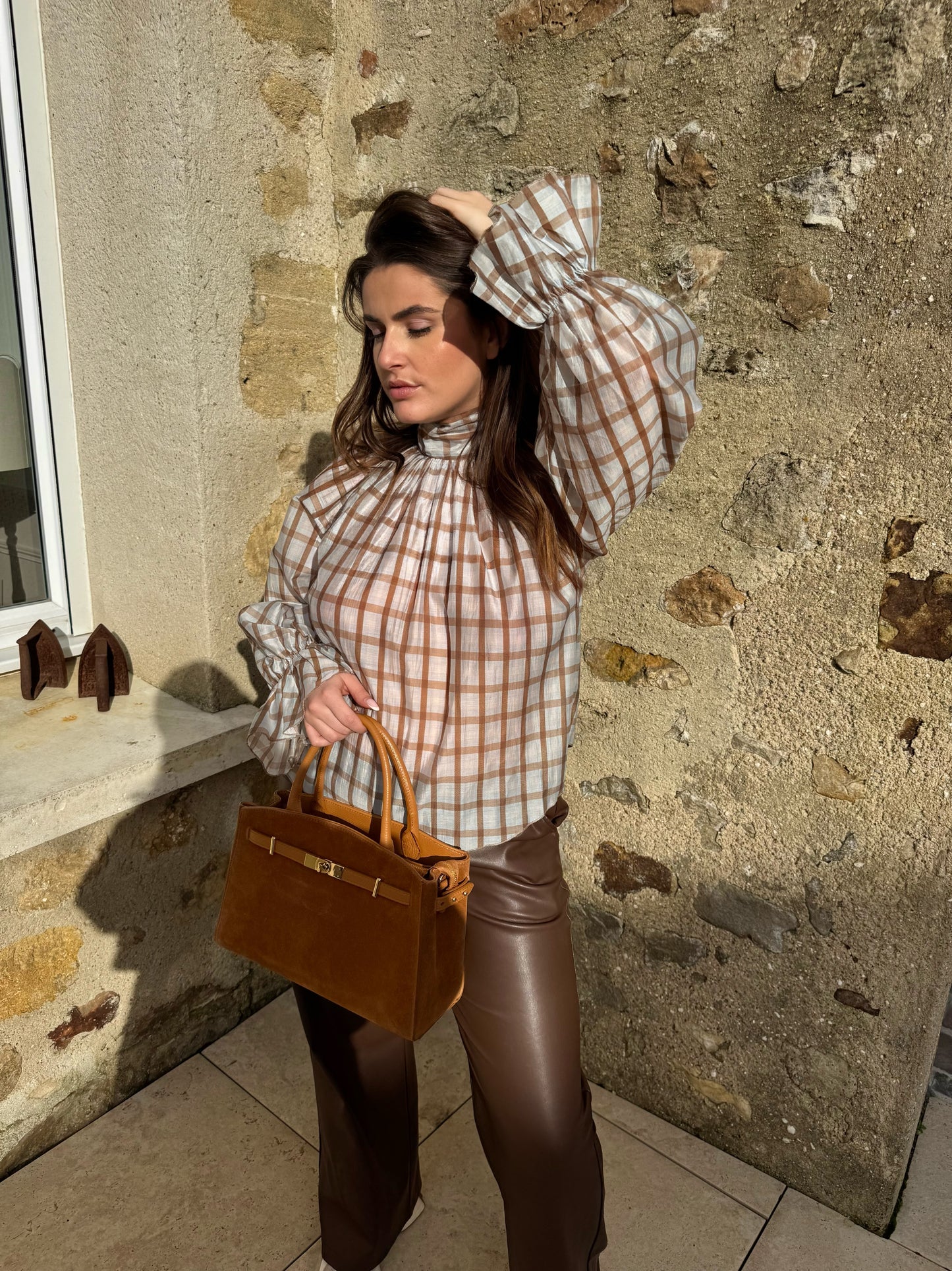 Blouse " Ralph " - Bleu ciel