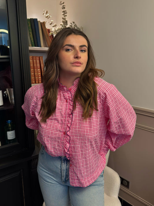 Chemise "Printanière" - Rose