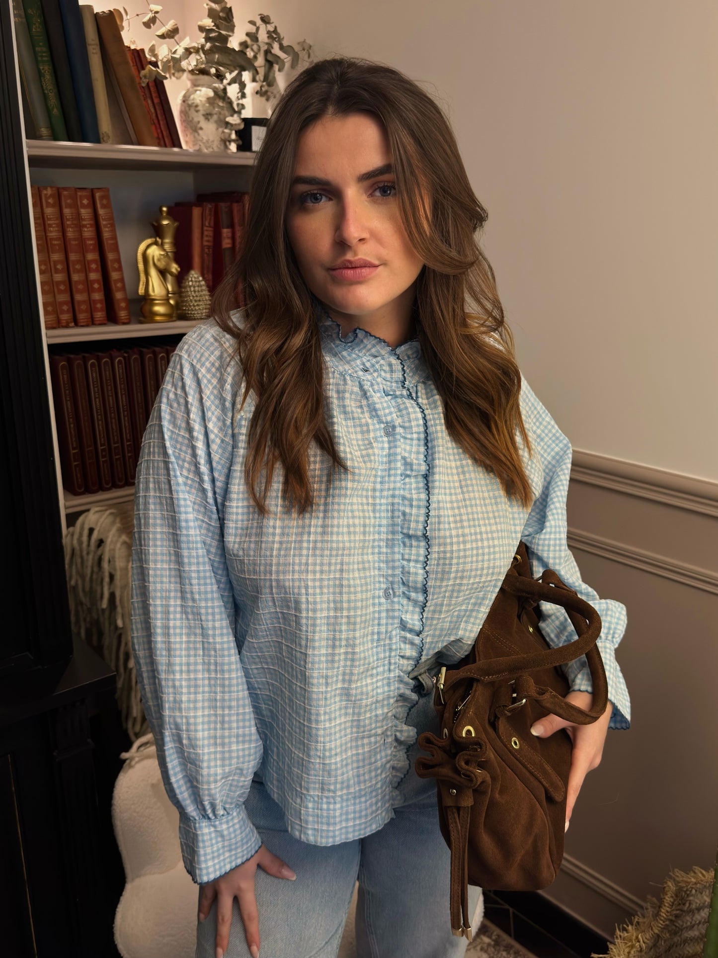 Chemise "Printanière" - Bleu