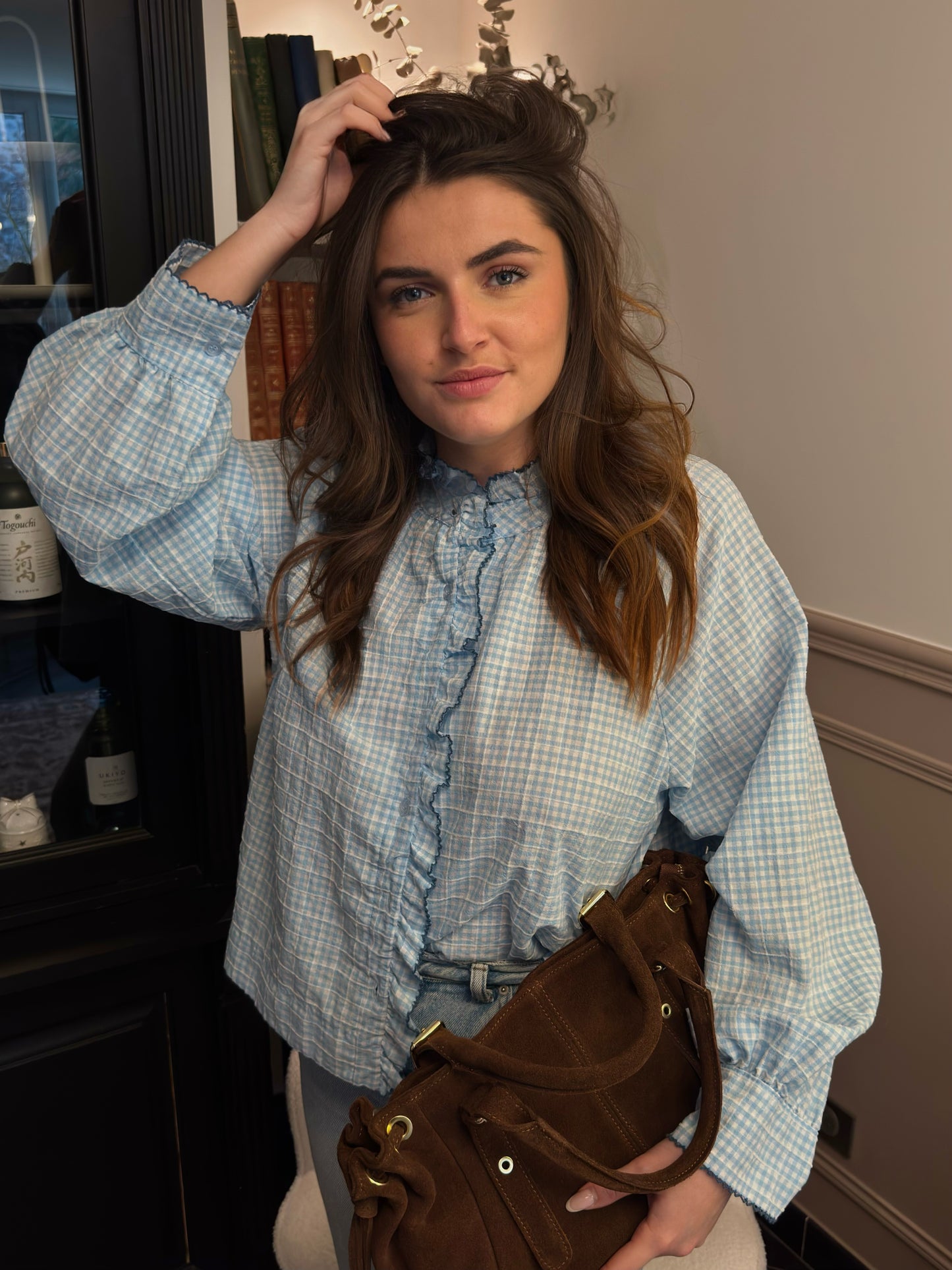 Chemise "Printanière" - Bleu