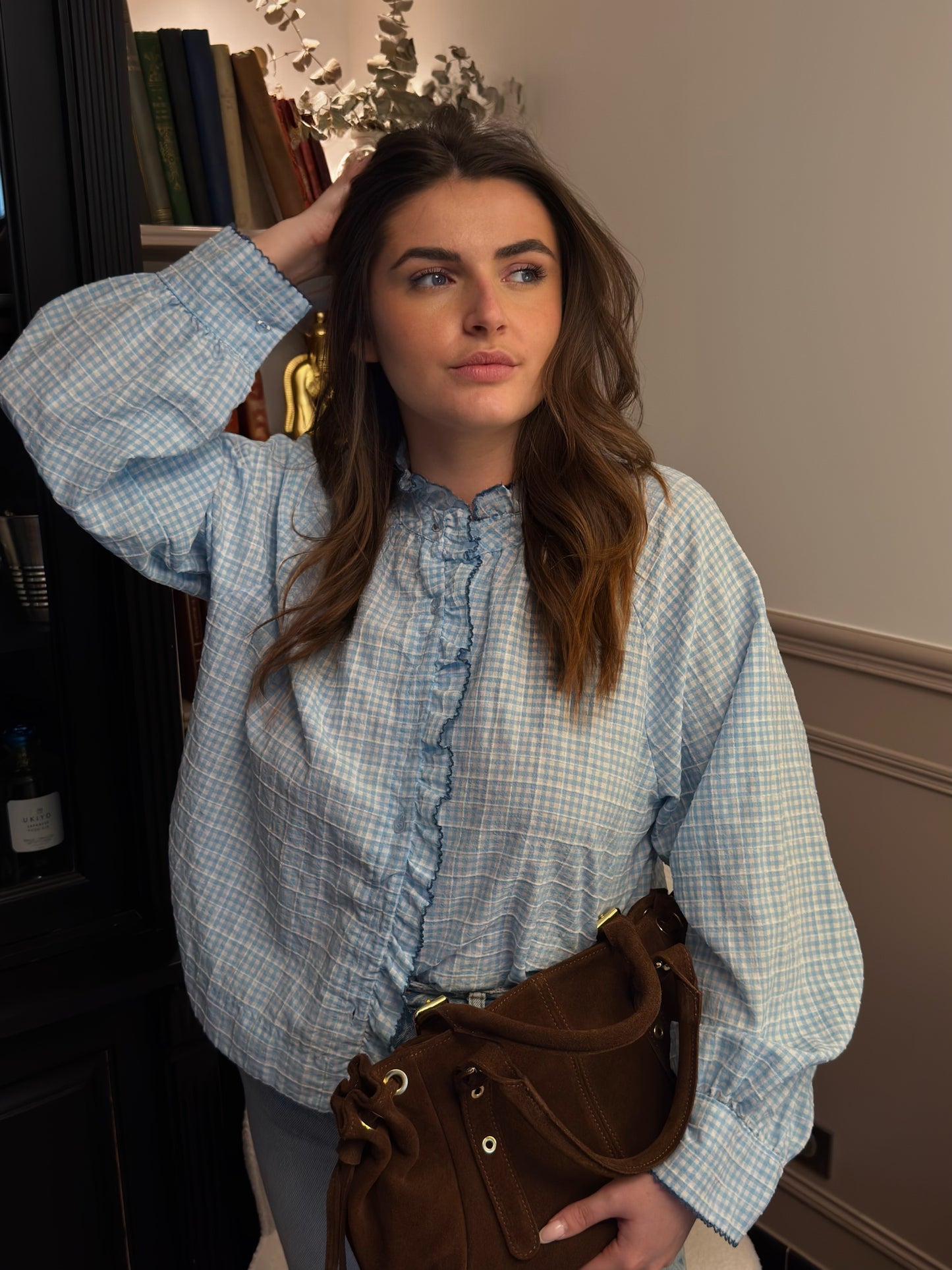 Chemise "Printanière" - Bleu