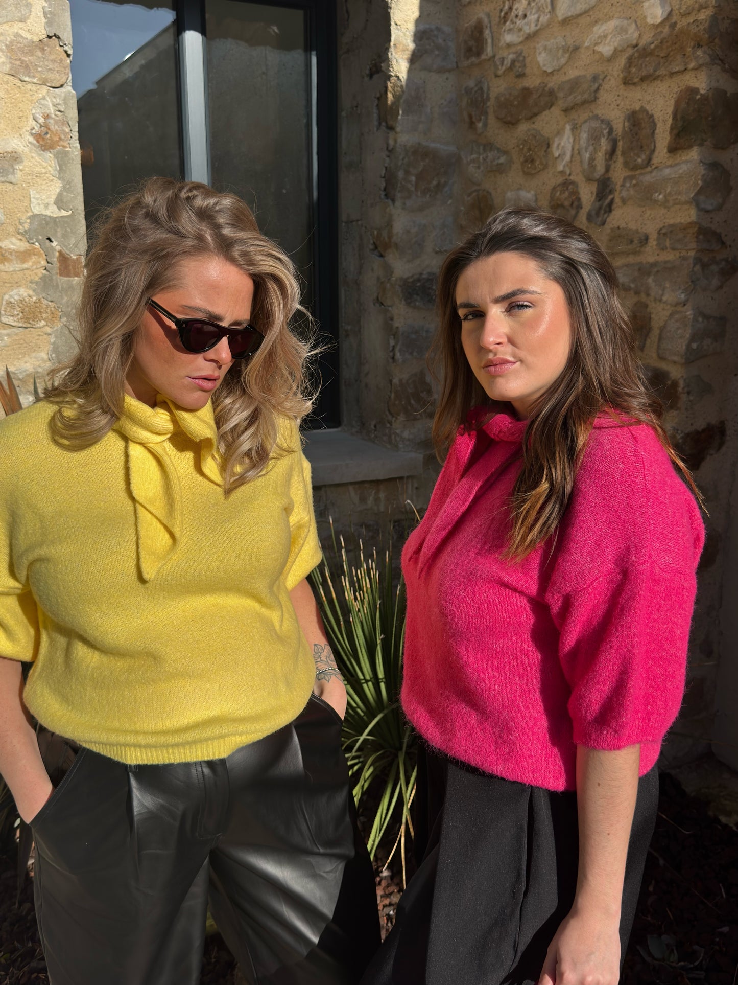 Pull " Claudie" - Jaune