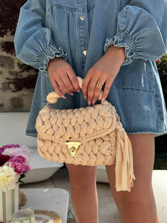 Sac à main Bonifacio beige