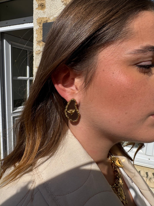 Boucles d'oreilles Fossil