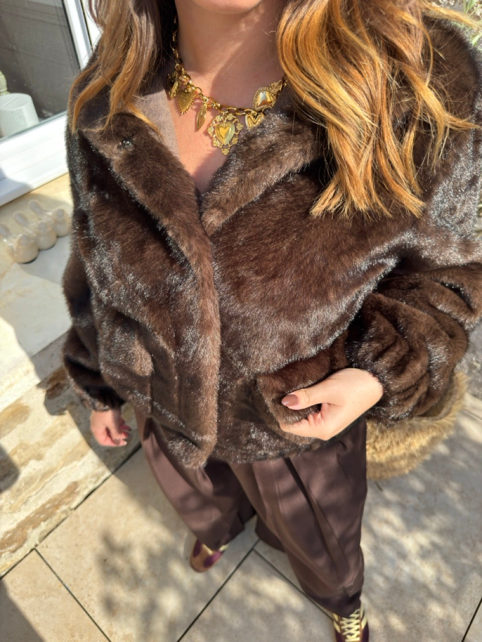 Manteau "Moscou" chocolat