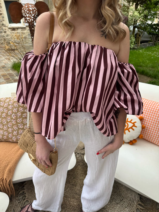Pantalon lin Lino Blanc