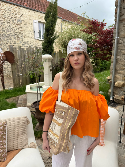 Top shoulder - orange