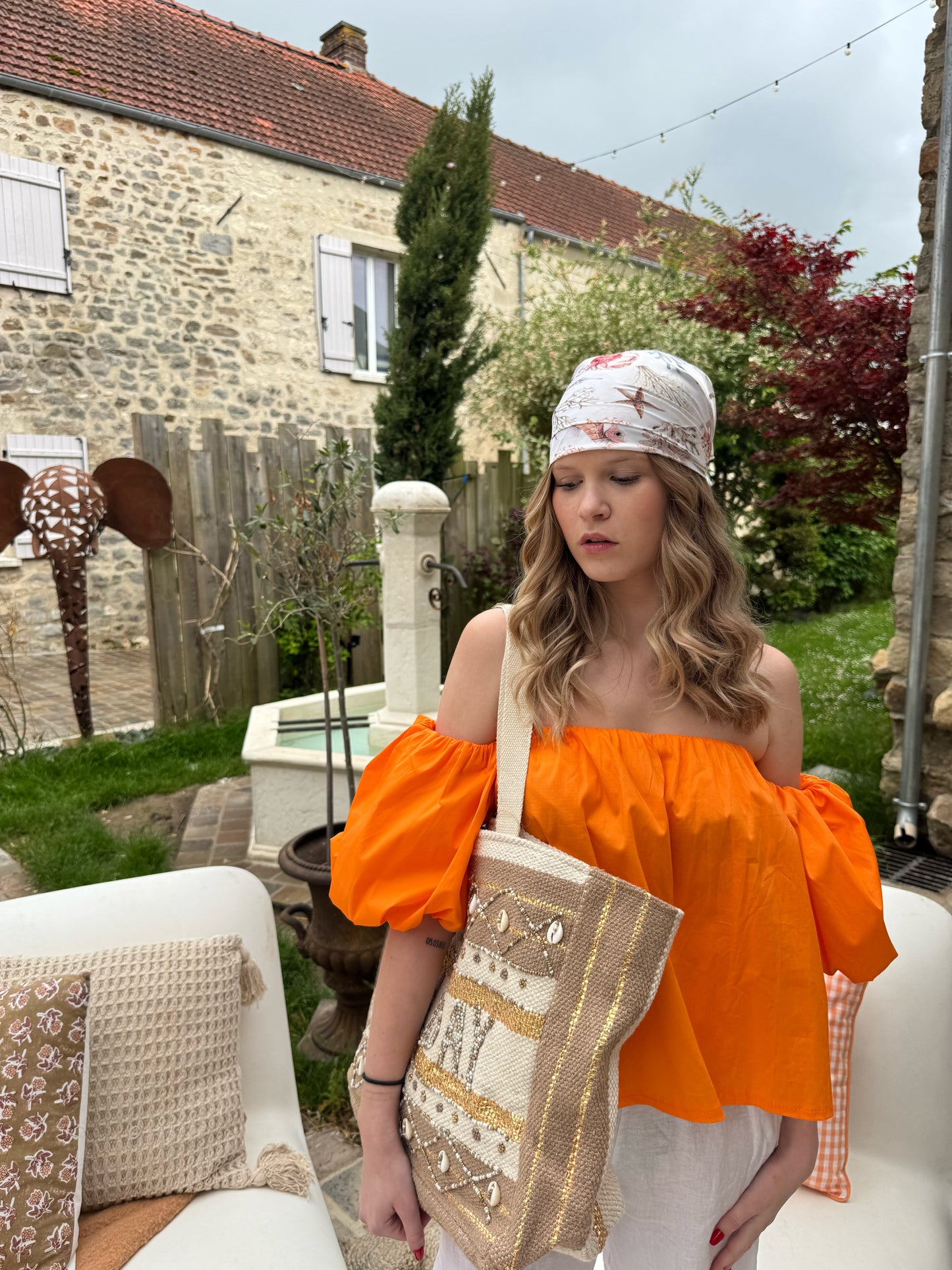 Top shoulder - orange
