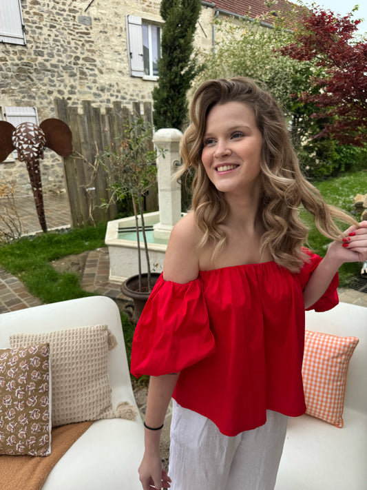 Top shoulder - rouge