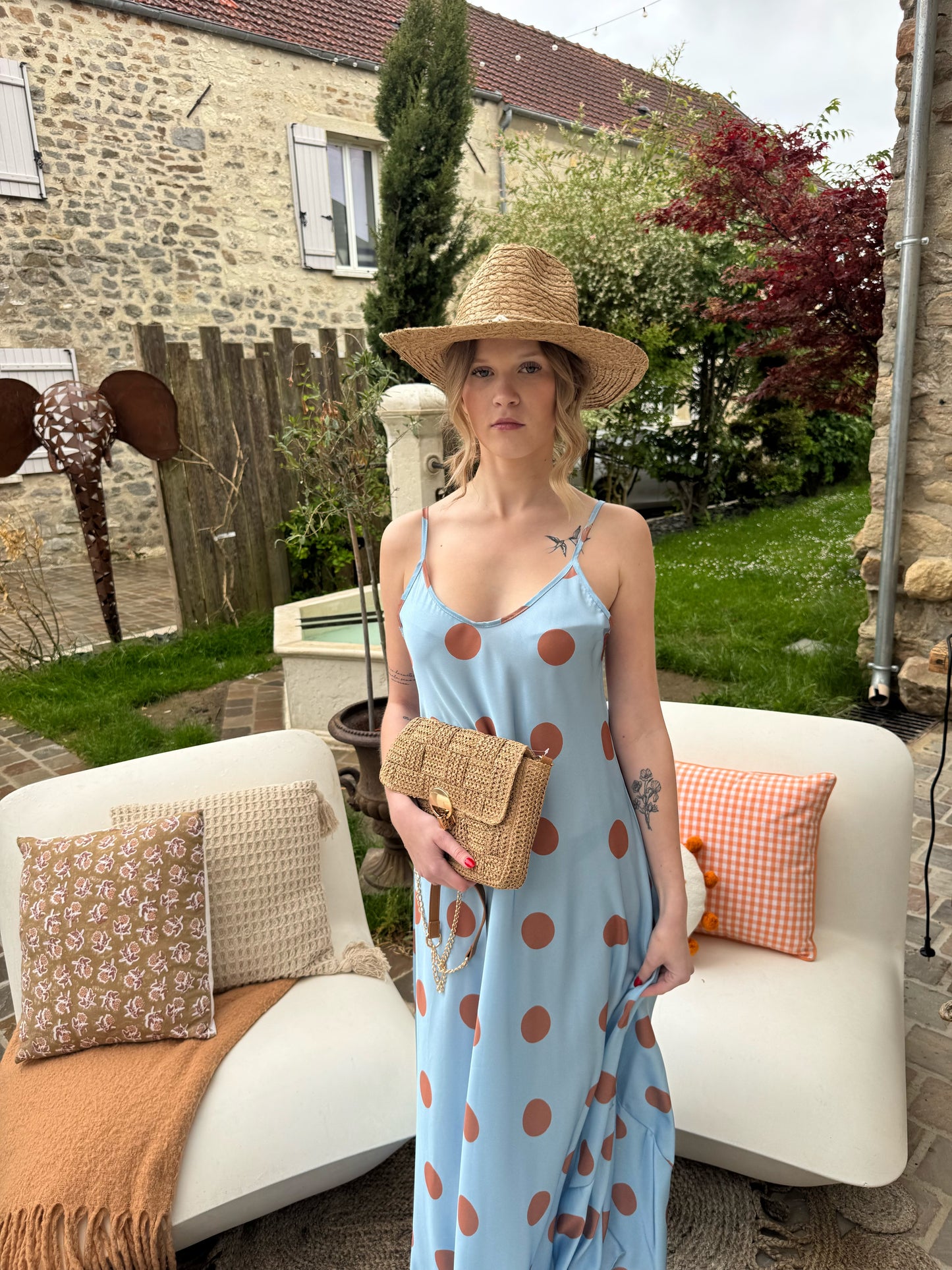 Robe "Dolce Vita" -  Bleu