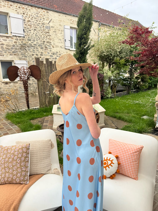 Robe "Dolce Vita" -  Bleu