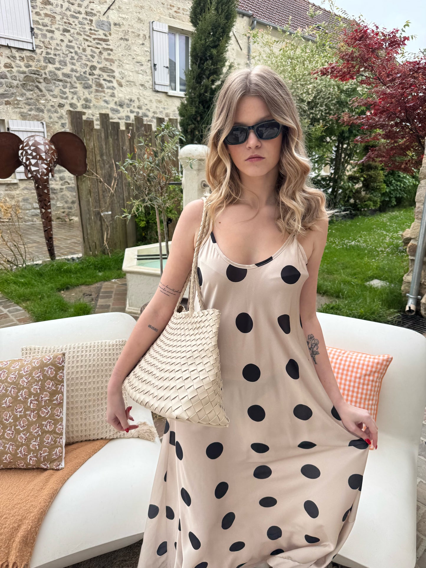 Robe "Dolce Vita" -  Beige