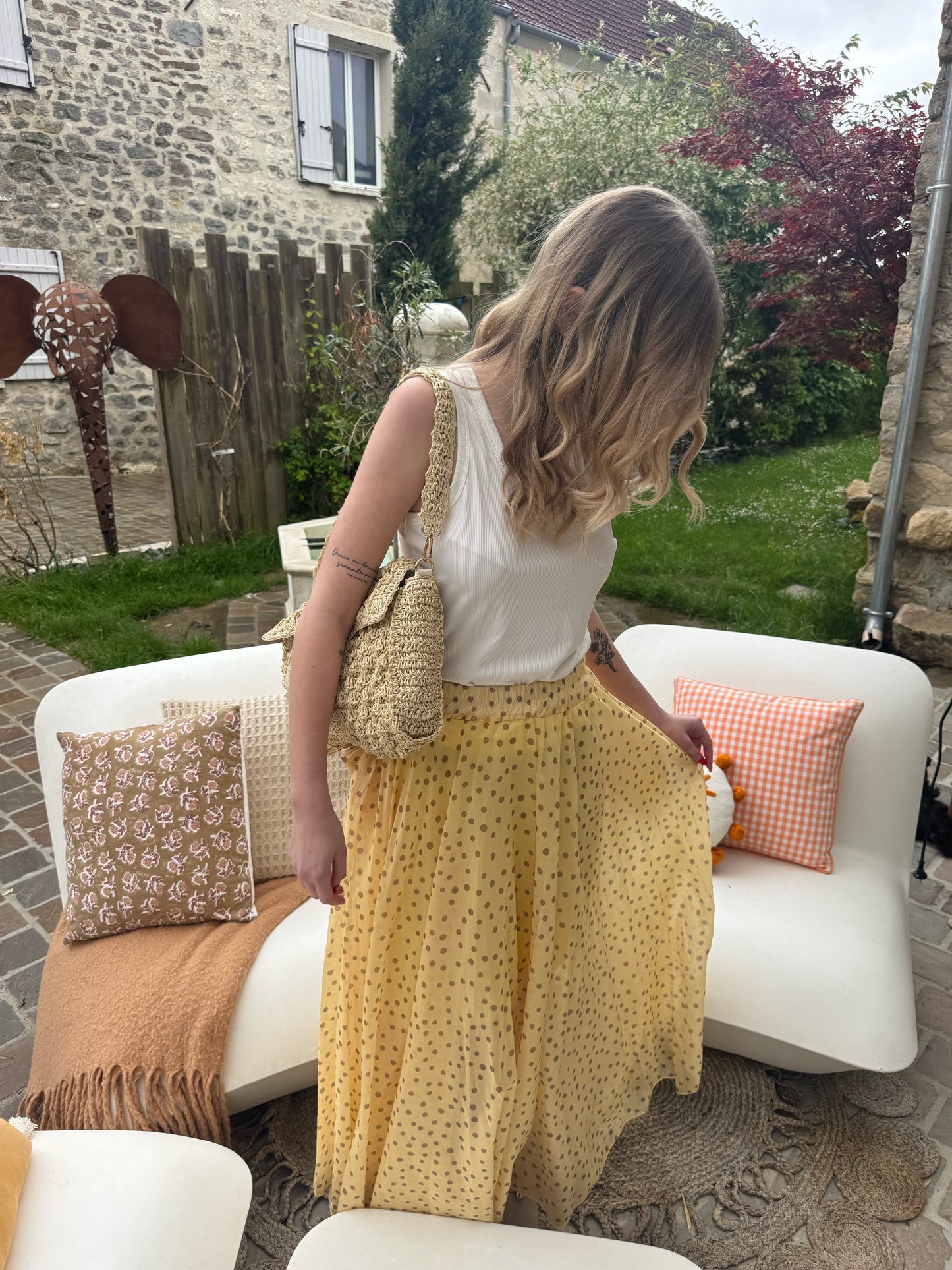 Jupe " Esmé" jaune