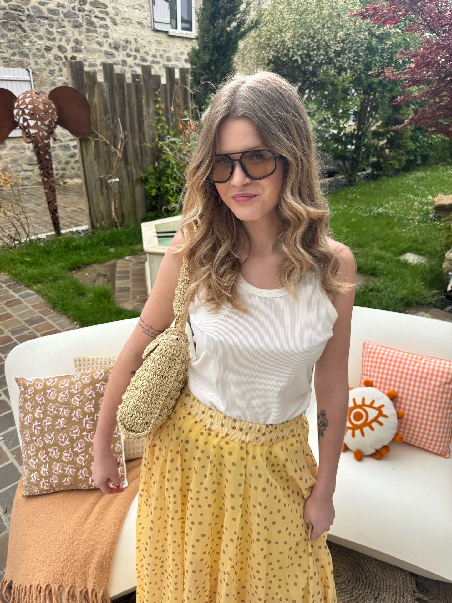 Jupe " Esmé" jaune