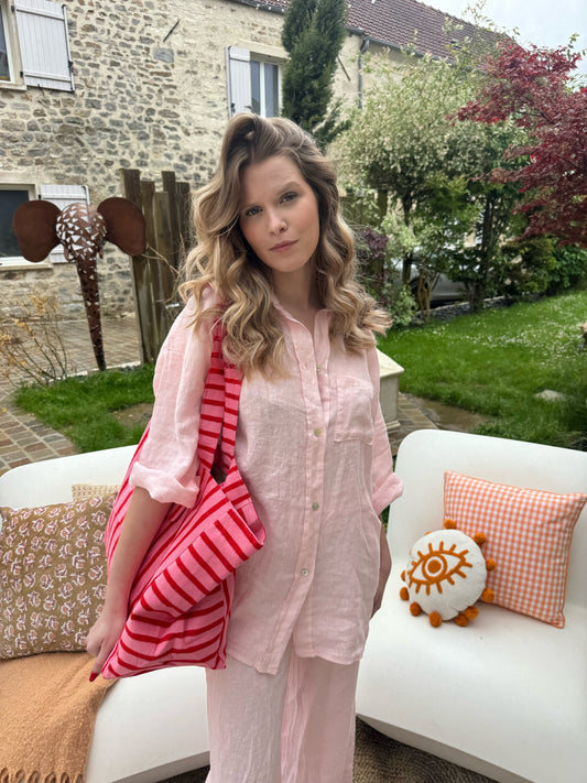 Ensemble Lino Rose