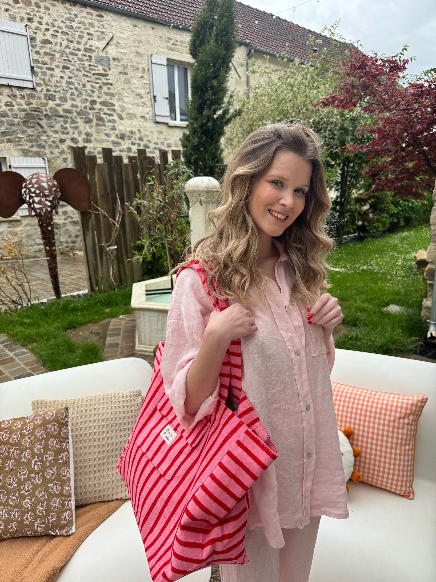 Ensemble Lino Rose