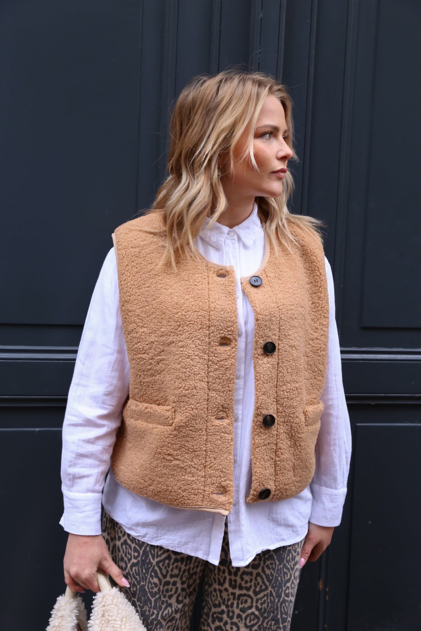 Veste sans manche Teddy Camel